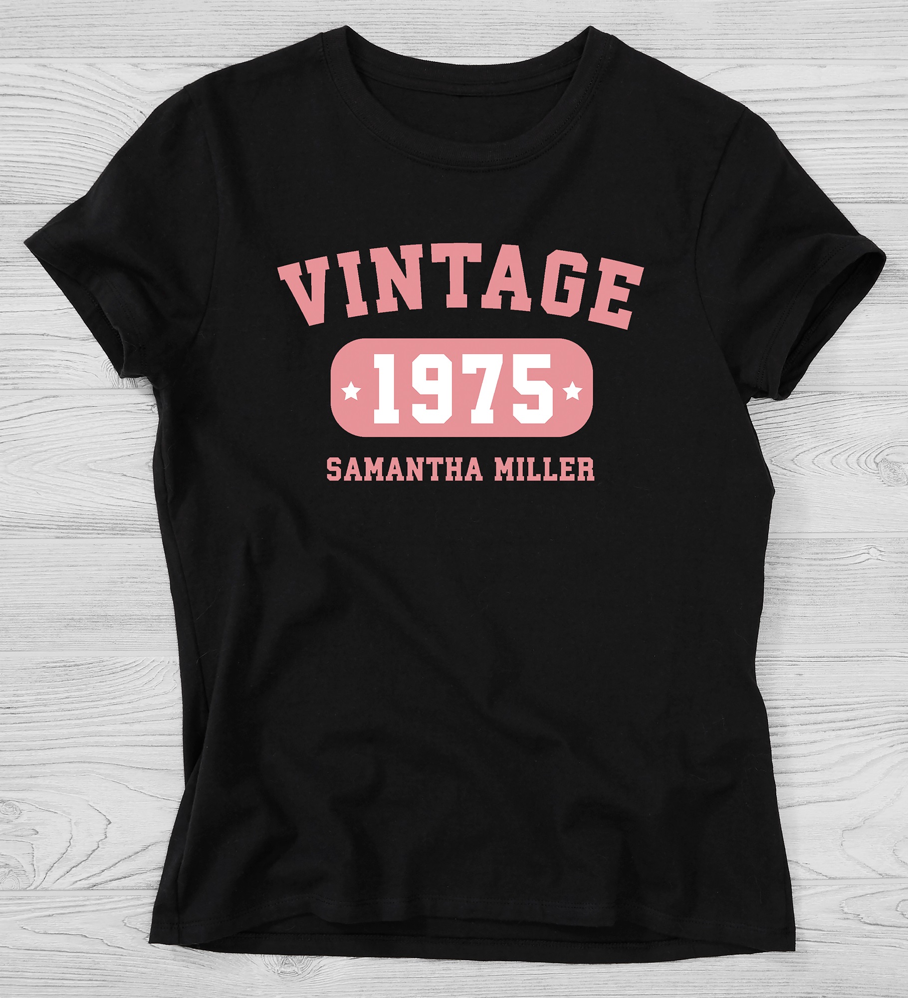 Vintage Birthday Personalized Adult Shirts